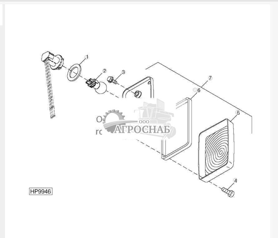Задние огни 